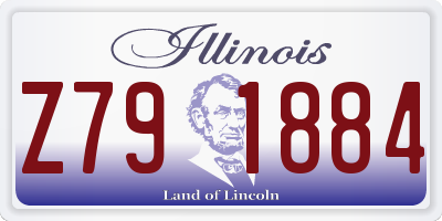 IL license plate Z791884