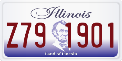 IL license plate Z791901