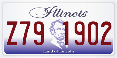 IL license plate Z791902