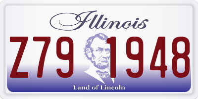 IL license plate Z791948