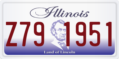 IL license plate Z791951