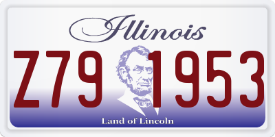 IL license plate Z791953