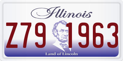 IL license plate Z791963