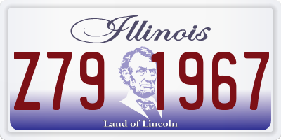 IL license plate Z791967