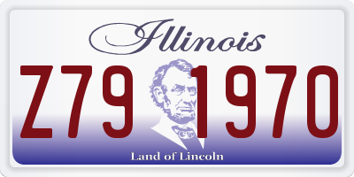 IL license plate Z791970