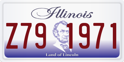 IL license plate Z791971