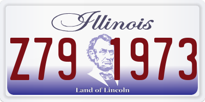 IL license plate Z791973
