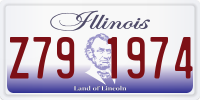 IL license plate Z791974
