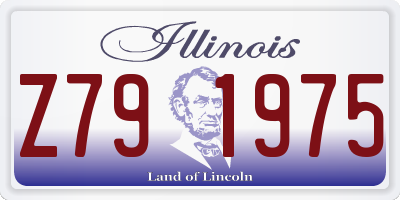 IL license plate Z791975