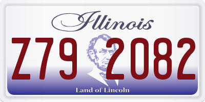 IL license plate Z792082