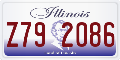 IL license plate Z792086