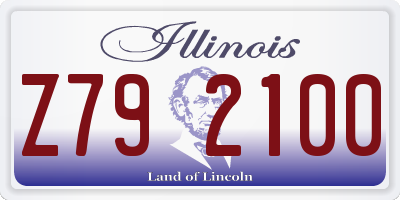 IL license plate Z792100
