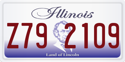 IL license plate Z792109