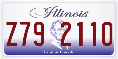 IL license plate Z792110