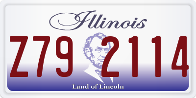 IL license plate Z792114