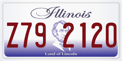 IL license plate Z792120