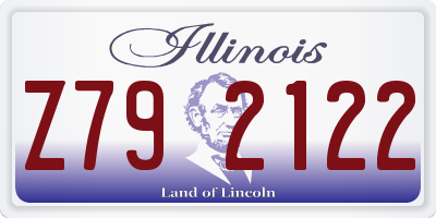 IL license plate Z792122