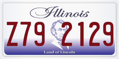 IL license plate Z792129