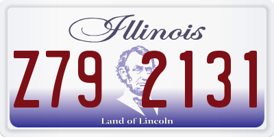 IL license plate Z792131
