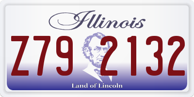 IL license plate Z792132