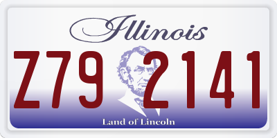 IL license plate Z792141