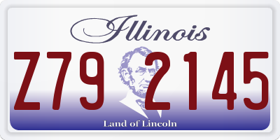 IL license plate Z792145
