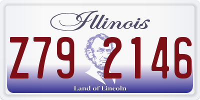IL license plate Z792146