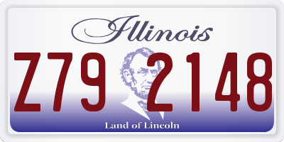 IL license plate Z792148