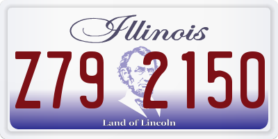 IL license plate Z792150