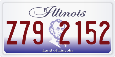 IL license plate Z792152