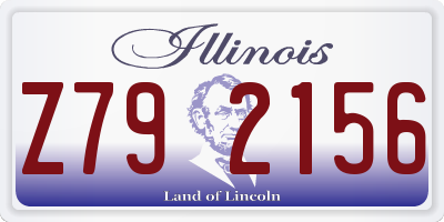 IL license plate Z792156