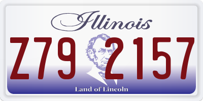 IL license plate Z792157
