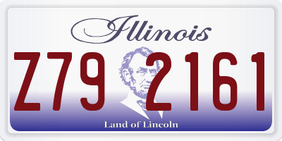 IL license plate Z792161