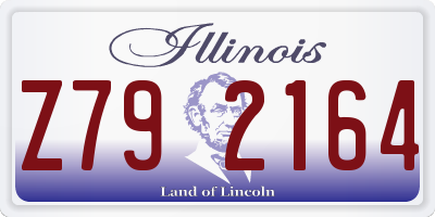 IL license plate Z792164