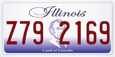 IL license plate Z792169