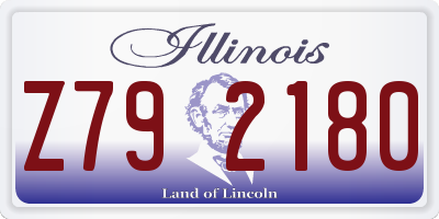 IL license plate Z792180