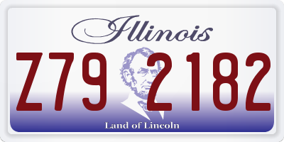 IL license plate Z792182