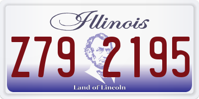 IL license plate Z792195