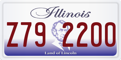 IL license plate Z792200