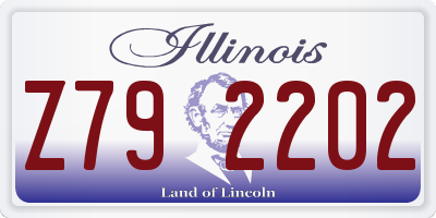 IL license plate Z792202