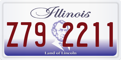IL license plate Z792211