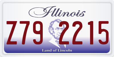 IL license plate Z792215