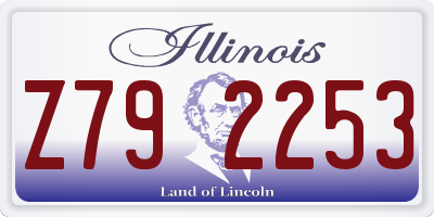 IL license plate Z792253
