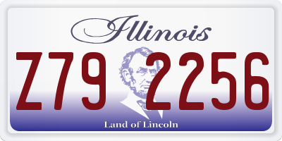 IL license plate Z792256