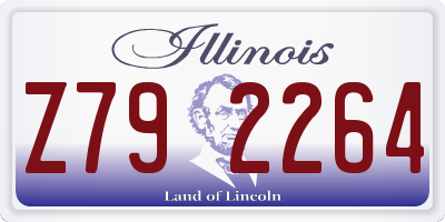 IL license plate Z792264