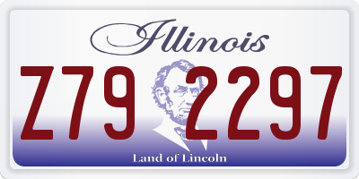 IL license plate Z792297