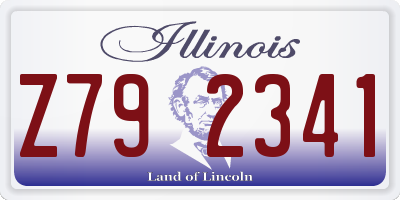 IL license plate Z792341