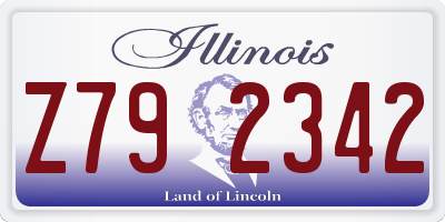IL license plate Z792342