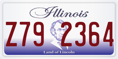 IL license plate Z792364