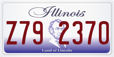 IL license plate Z792370
